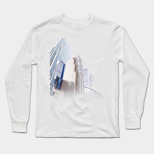 Skyscraper Architecture High-rise building Long Sleeve T-Shirt